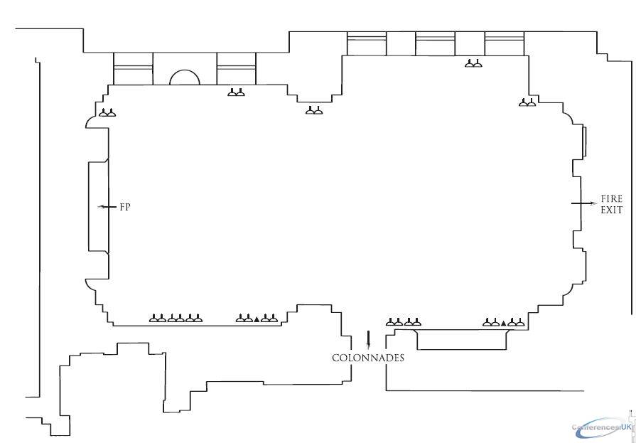 Floor plan for Blenheim Palace1218